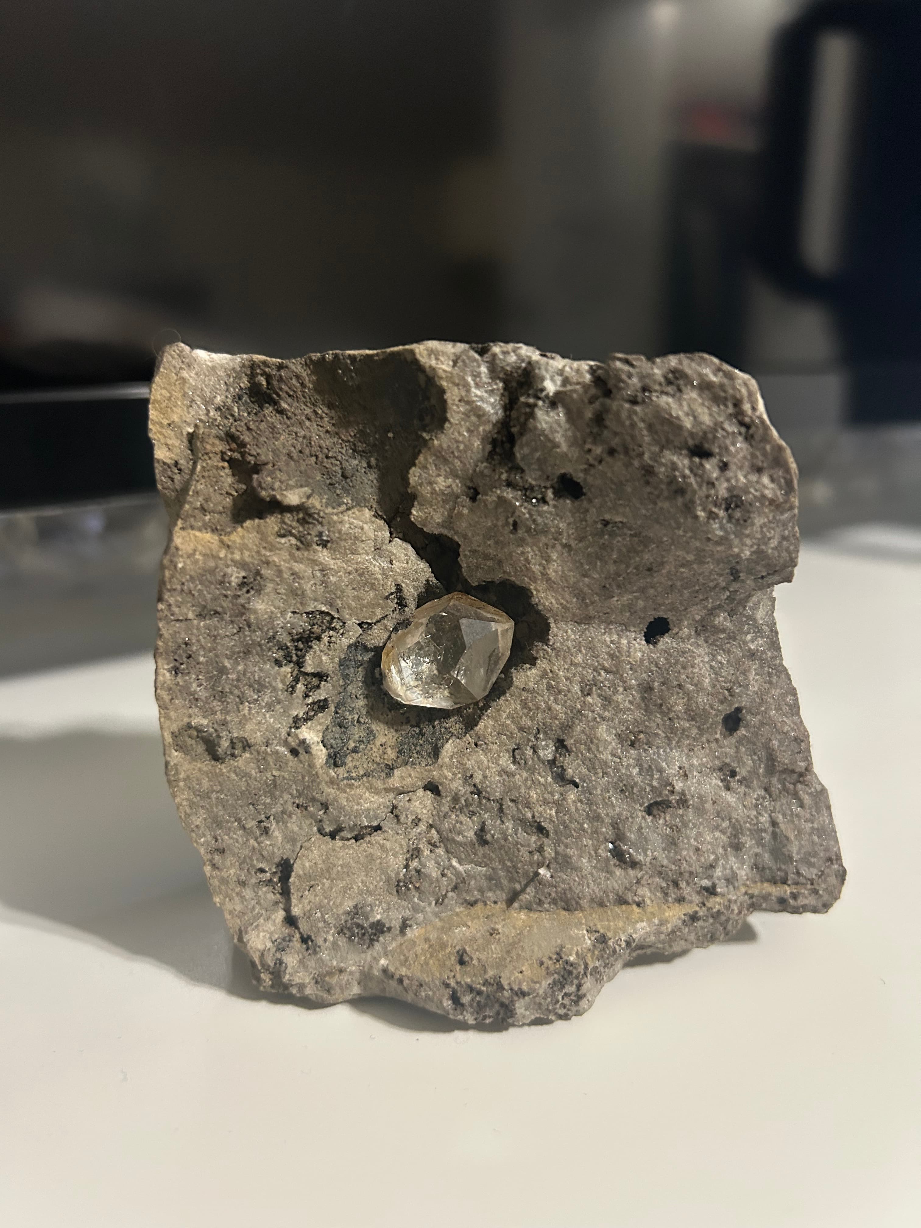 Herkimer diamond matrix specimen